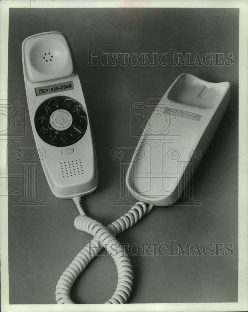 1969 Press Photo Handset dial telephone - mjc06551 - Historic Images