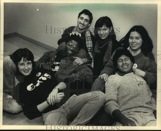 1986 International Teens in Milwaukee for "Children of War" Program - Historic Images
