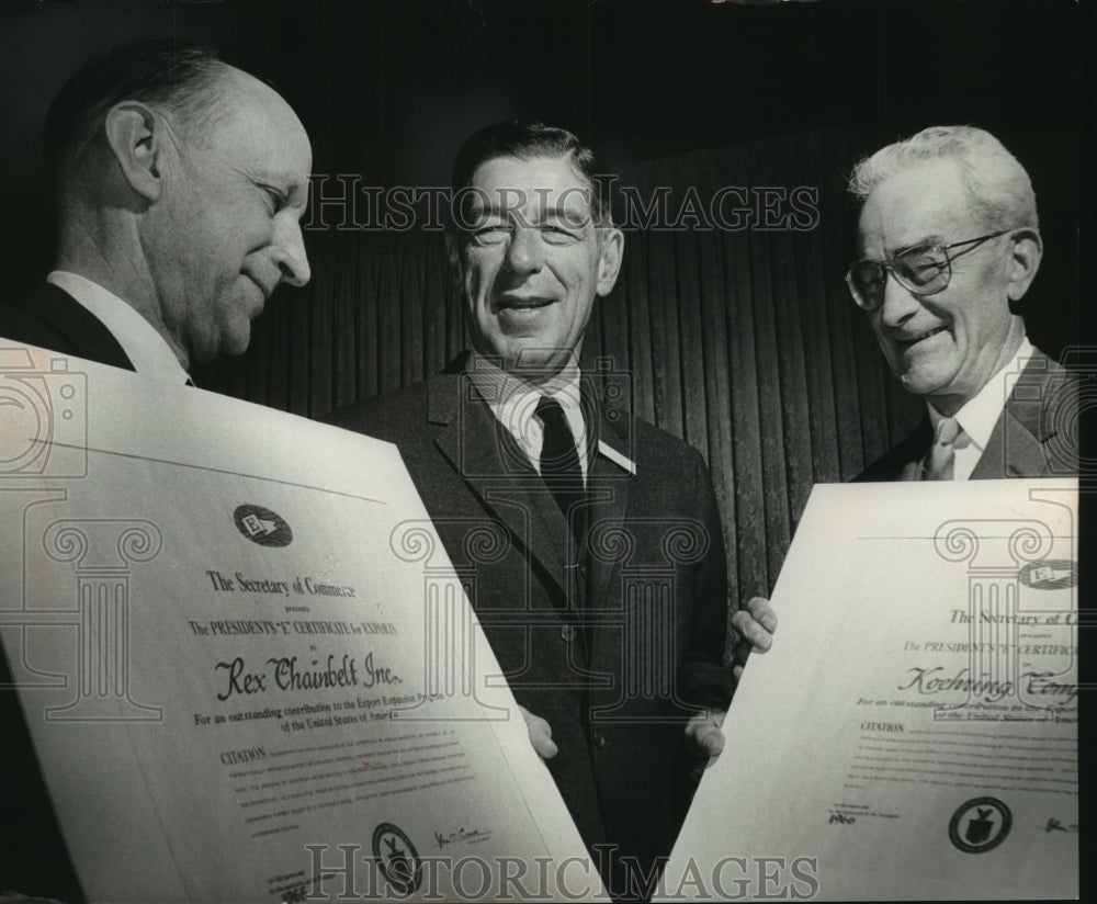 1966, Two Milwaukee manufacturers received the president&#39;s &quot;E&quot; award. - Historic Images