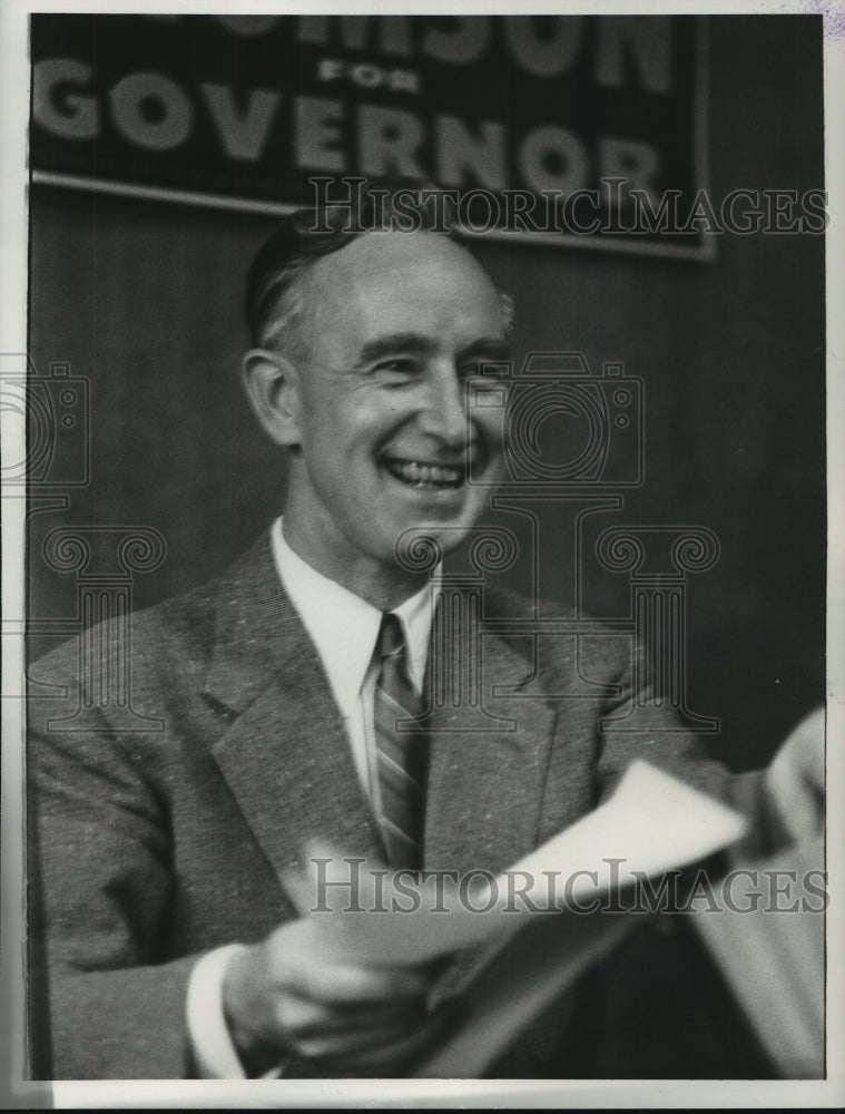 1956 Press Photo Wisconsin Governor Vernon Thomson - mjc07344 - Historic Images
