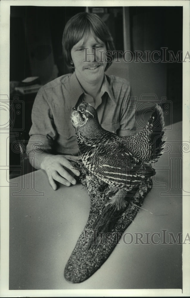 1978 Press Photo Greg Septon double winner of Taxidermy Review, Milwaukee - Historic Images