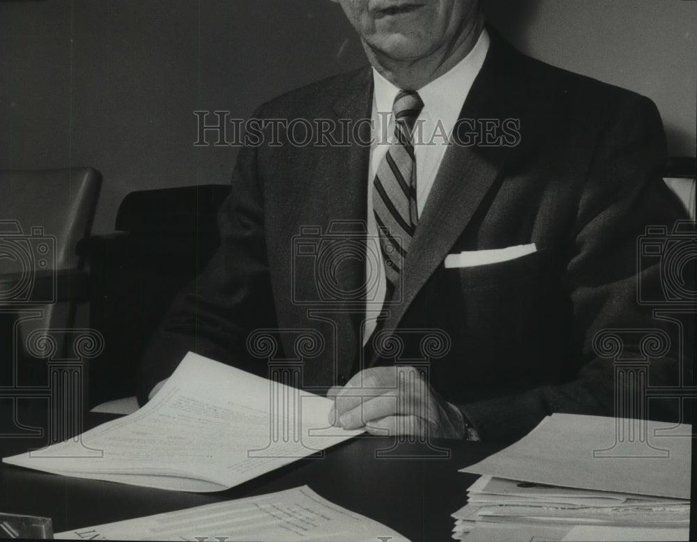 1960, Wisconsin Public Service Corporation member H. P. Taylor - Historic Images