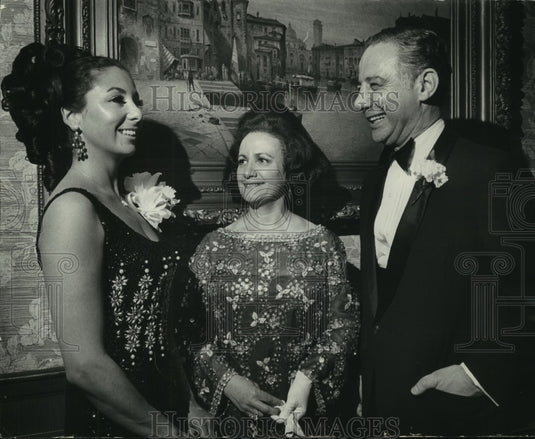1970, County Judge Christ Seraphim and wife at event, Wisconsin - Historic Images