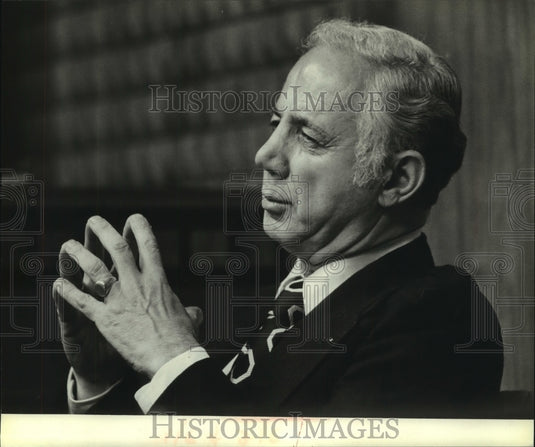 1980, Christ T. Seraphim at his hearing - mjc07790 - Historic Images