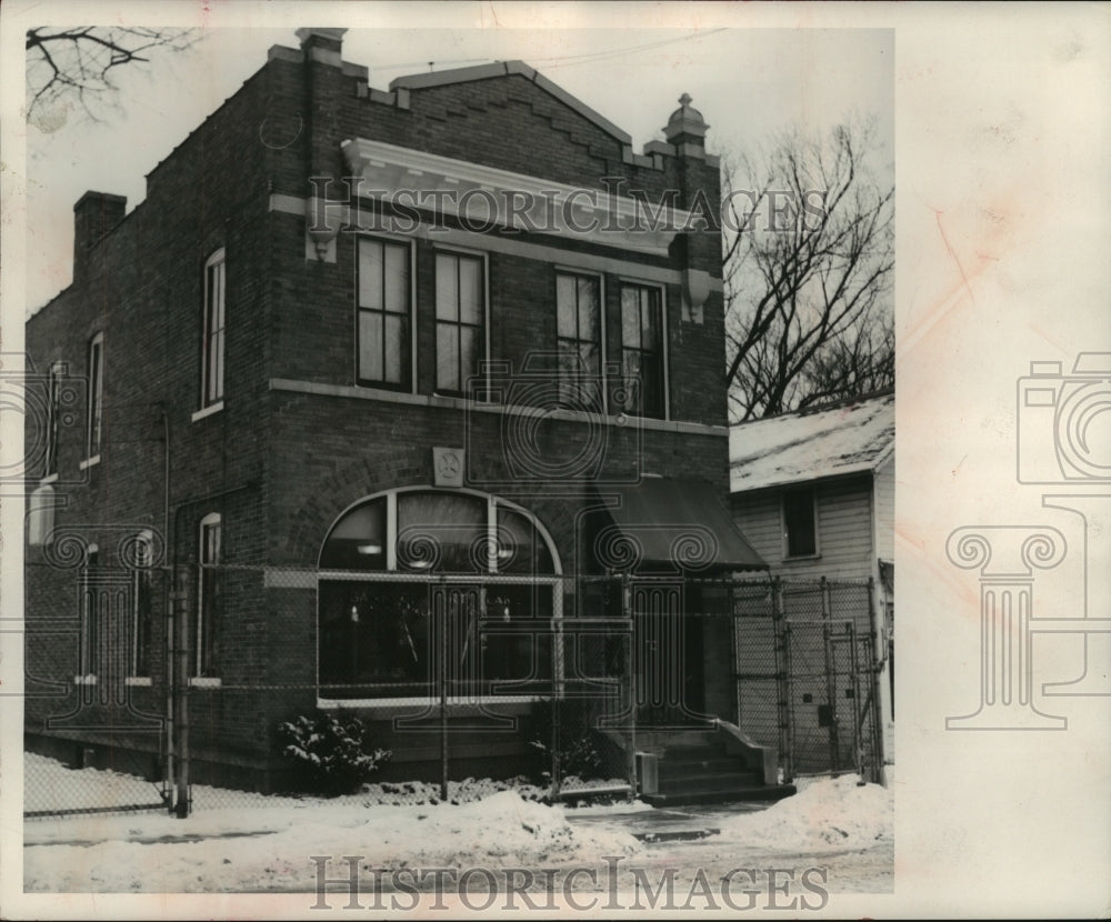 1955 Press Photo Bank of North Lake Wisconsin - mjc07955 - Historic Images