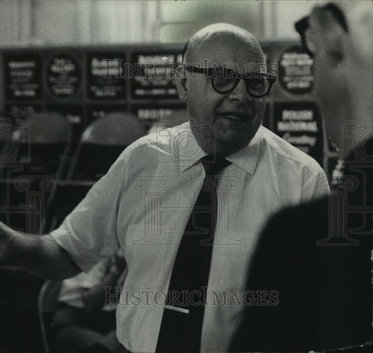 1971 Press Photo Dean of Milwaukee's School of Speech, Alfred J. Sokolnicki-Historic Images