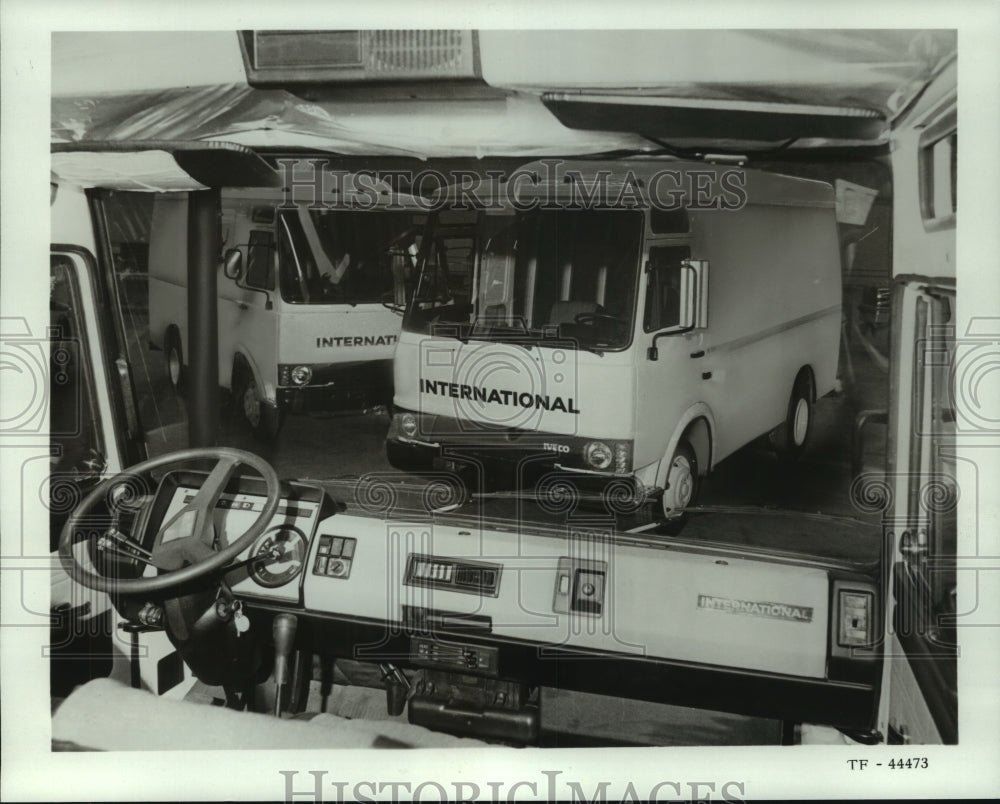 1982 Press Photo International Harvester Co. partnering with Iveco of Italy - Historic Images