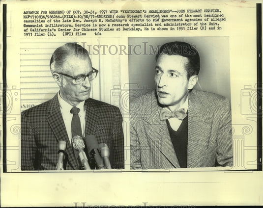 1971, Jon Stewart Service as shown in 1951 and 1971 flier - mjc08321 - Historic Images