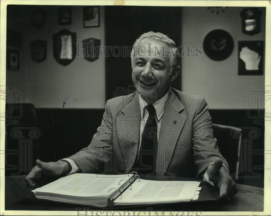 1979 Press Photo Milwaukee Judge Christ T. Seraphim - mjc08374 - Historic Images
