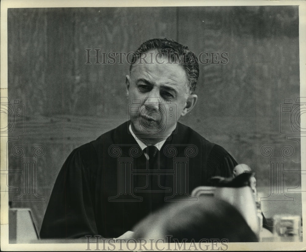 1967, Judge Christ T. Seraphim in Courtroom - mjc08375 - Historic Images