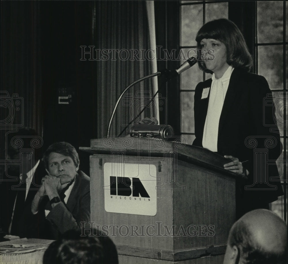 1985 Press Photo Barbara Ulichny, Member of the Wisconsin Legislature - Historic Images