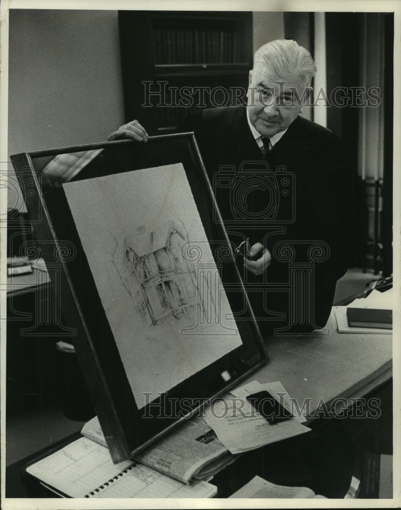 1964 Press Photo Federal Judge Robert E. Tehan of Milwaukee - mjc08594 - Historic Images