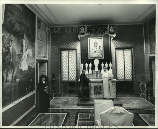 1963 Press Photo "Madonna of Cestokova" chapel in the Papal Villa - mjc08599 - Historic Images