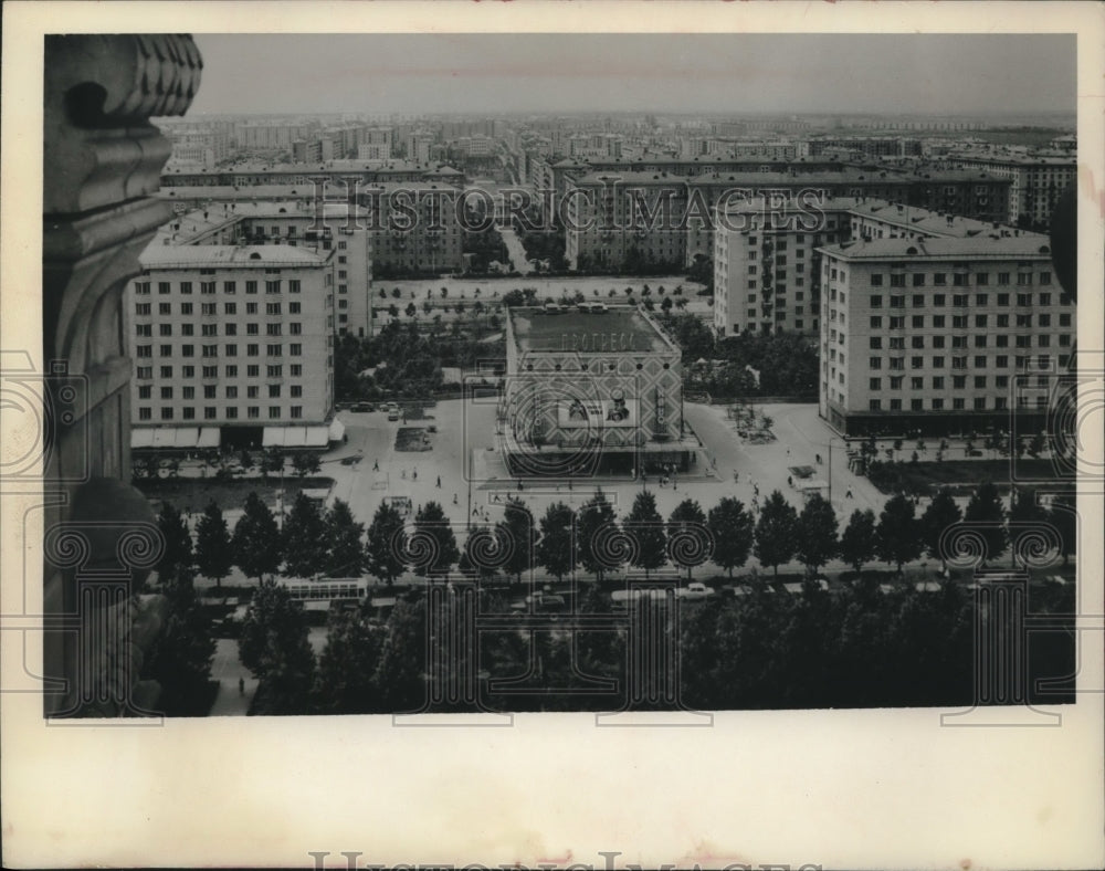 1964, A housing development in Moscow surrounded by parks - mjc08665 - Historic Images