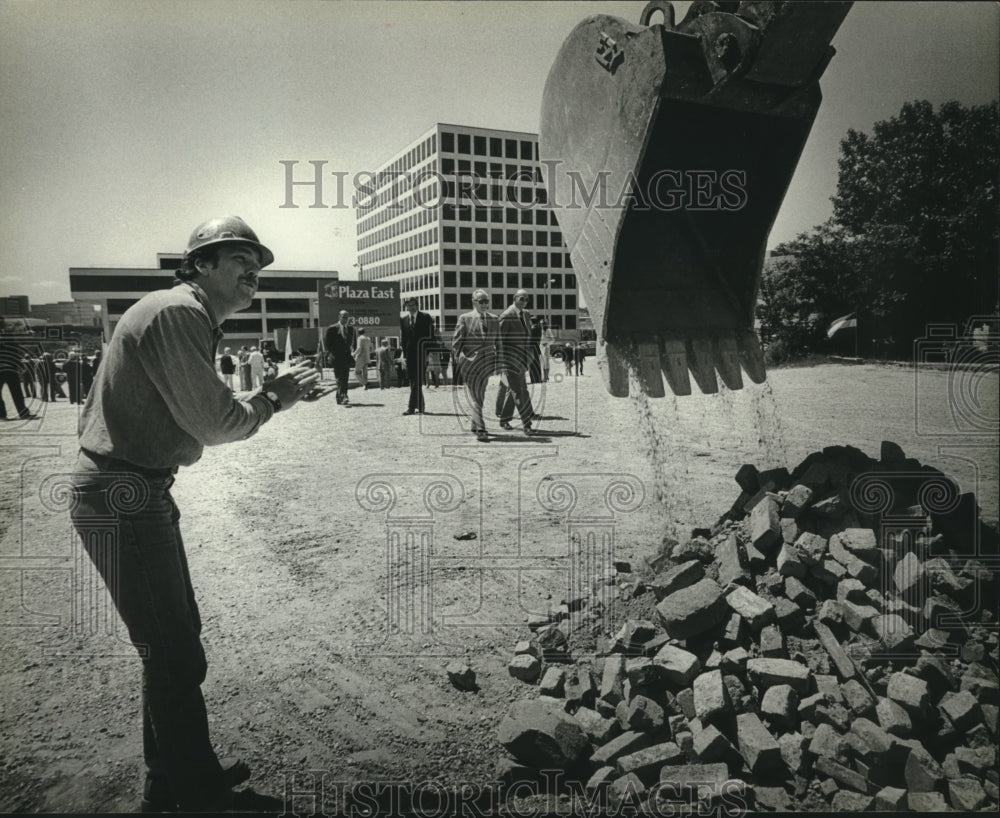 1980, Construction has begun on Plaza East, to be completed in 1982 - Historic Images