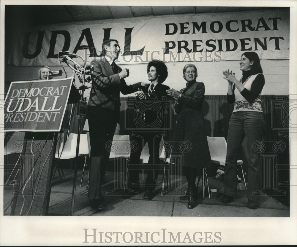 1976, Morris K. Udall Campaigning in Milwaukee, Wisconsin - mjc09192 - Historic Images