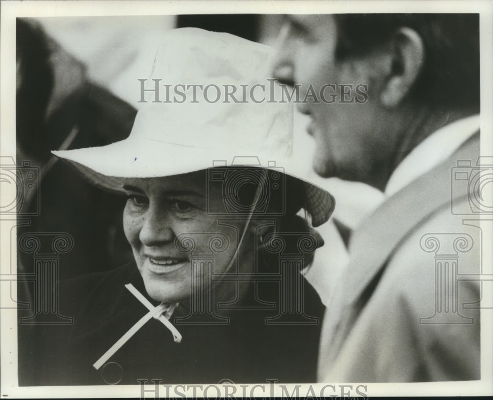 1976 Press Photo Politician Morris Udall and His Wife, Ella Udall - mjc09199 - Historic Images