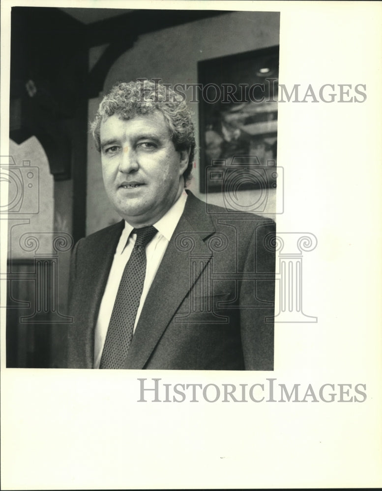 1987 Press Photo GO Racing president and manager Brian Turner, Milwaukee - Historic Images