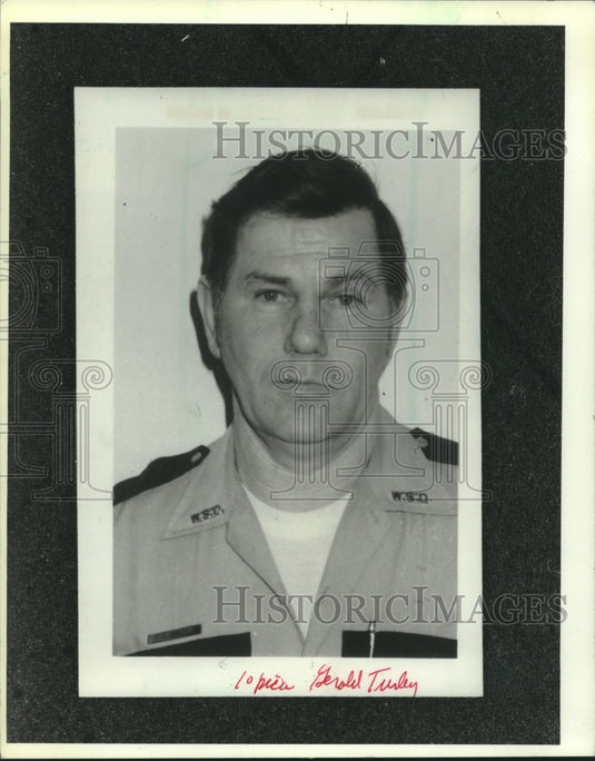 1983 Gerald Turley, jail guard fired for bad conduct, Waukesha. - Historic Images