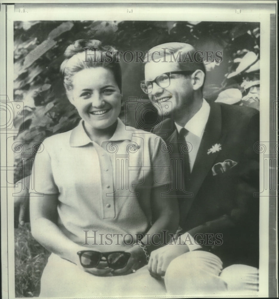 1966 Press Photo Princess Margariet Netherlands &amp; Dr. Pieter Van Vollenhoven - Historic Images