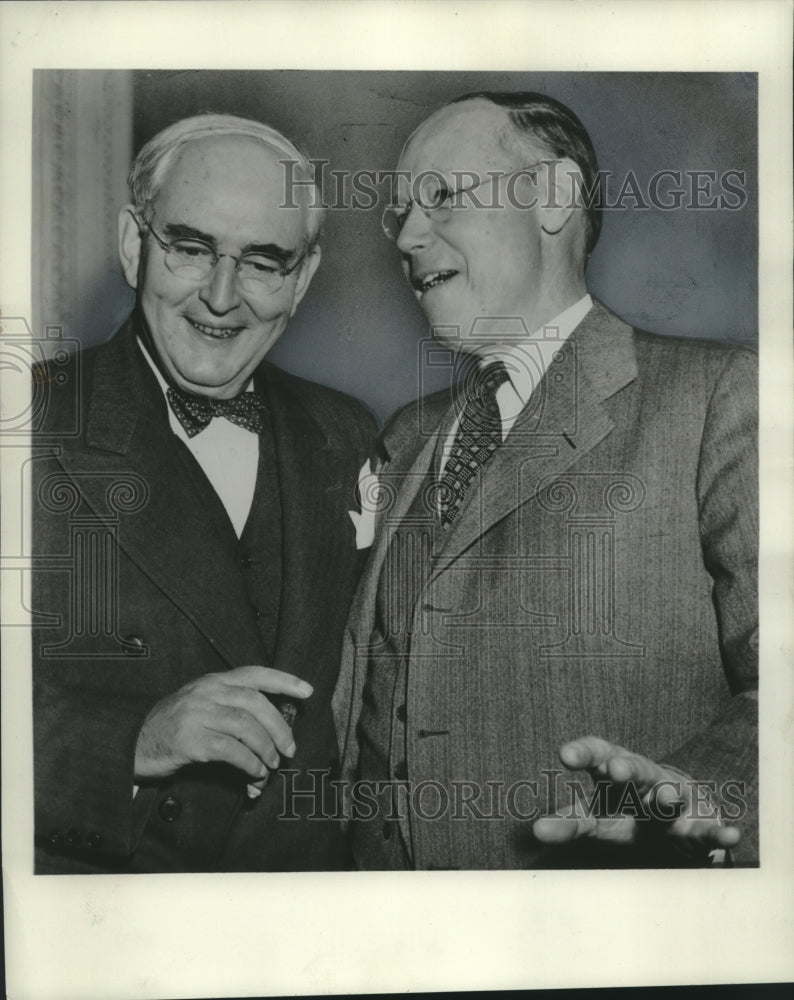 1952 Press Photo Senators Vandenberg and Taft - mjc09305 - Historic Images