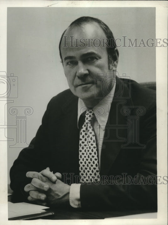 1980 Press Photo Sander Vanocur , correspondent for ABC's "20/20" - mjc09373 - Historic Images