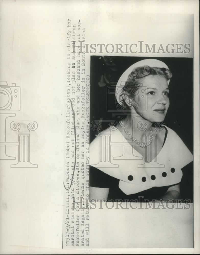 1950, Barbara (Bobo) Rockefeller in Lowell, Indiana - mjc09385 - Historic Images
