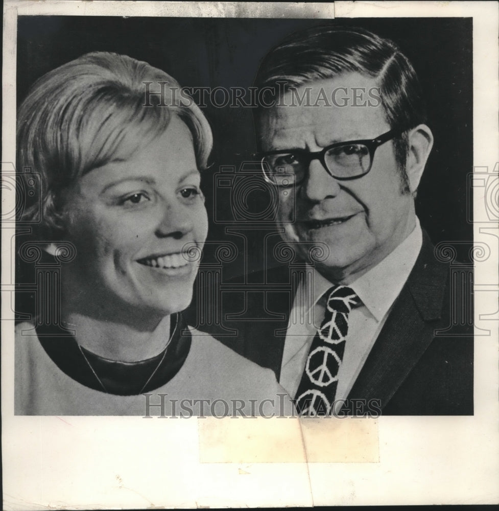 1970 Press Photo Diane Kennedy Pike, Wife of Bishop James A. Pike - mjc09403 - Historic Images