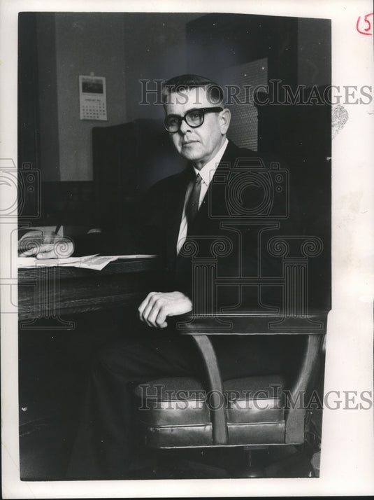 1963 Press Photo George Thompson, Wisconsin Attorney General - mjc09560 - Historic Images