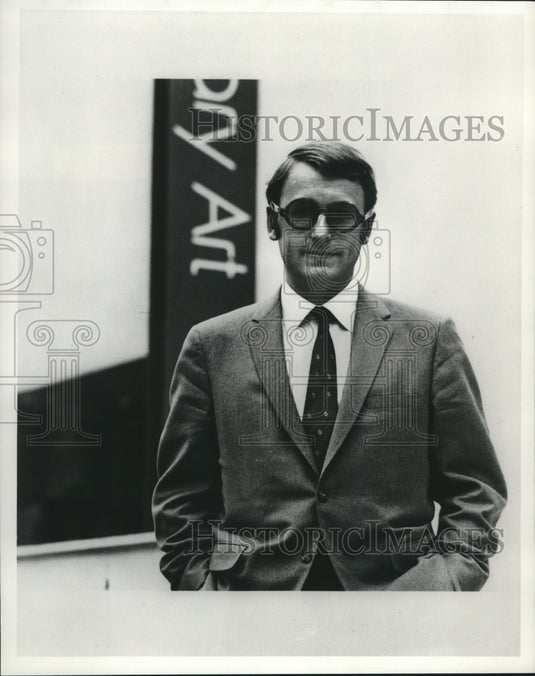 1968 Press Photo Museum Director Jan van der Marck - mjc09755 - Historic Images