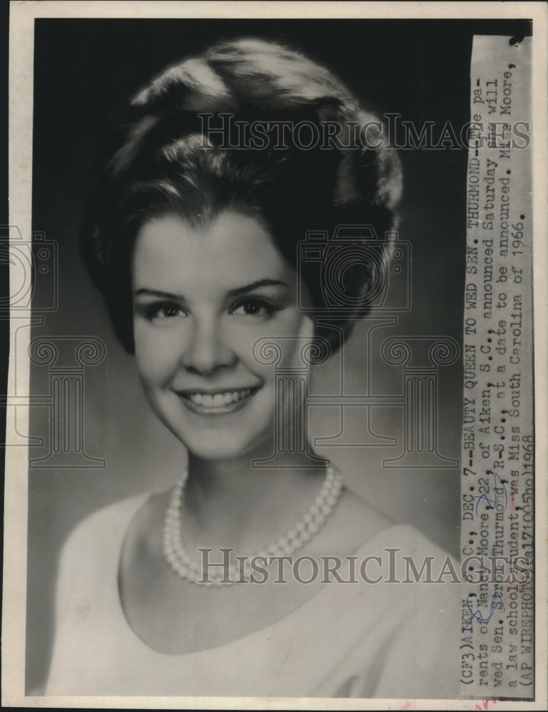 1966, Nancy Moore Senator Strom Thurmond&#39;s wife South Carolina - Historic Images