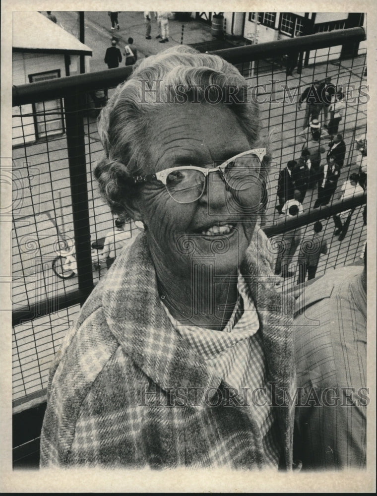 1969 Press Photo Mary Unser, Mother of Race Drivers Bobby and Al Unser, Jr. - Historic Images