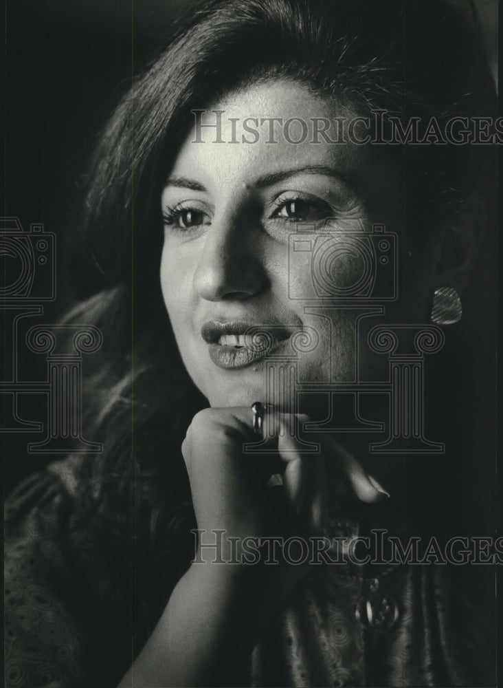 1981 Press Photo Arianna Stassinopoulos, U.S author - mjc09899 - Historic Images