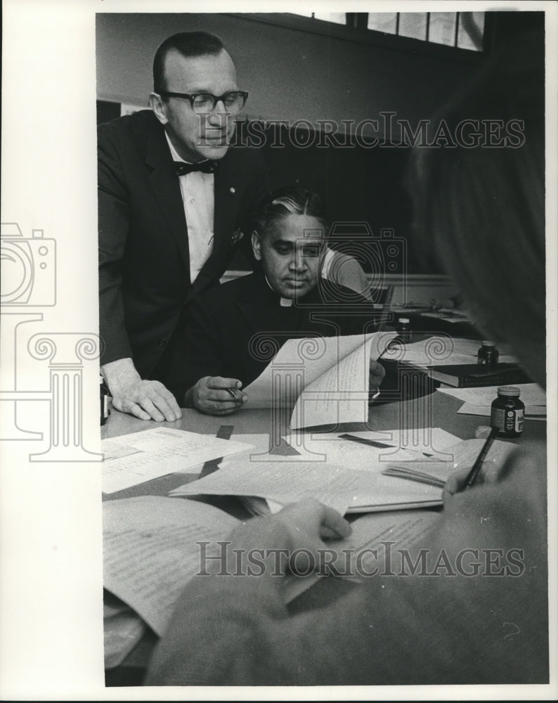 1966, Father Francis Michael, Lucas Staudacher, Marquette University - Historic Images