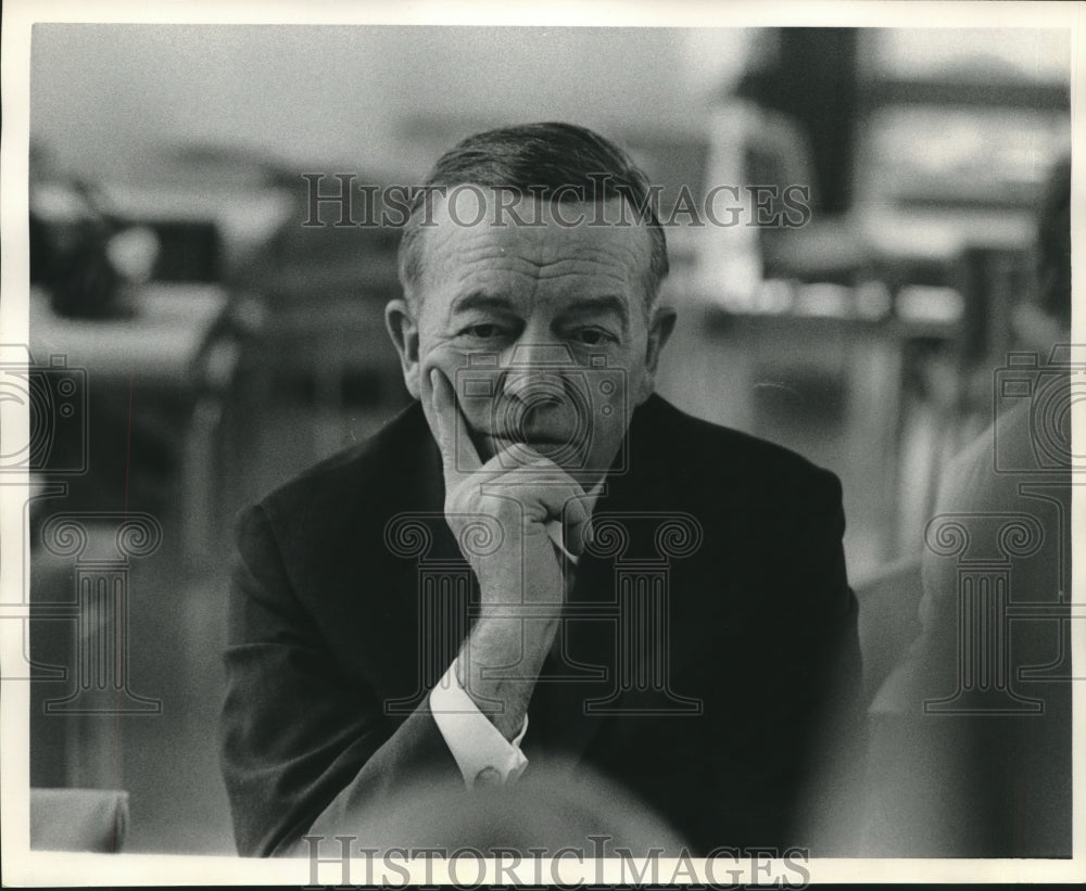 1968 Press Photo Harold Stassen visits Milwaukee and Wisconsin - mjc09932 - Historic Images