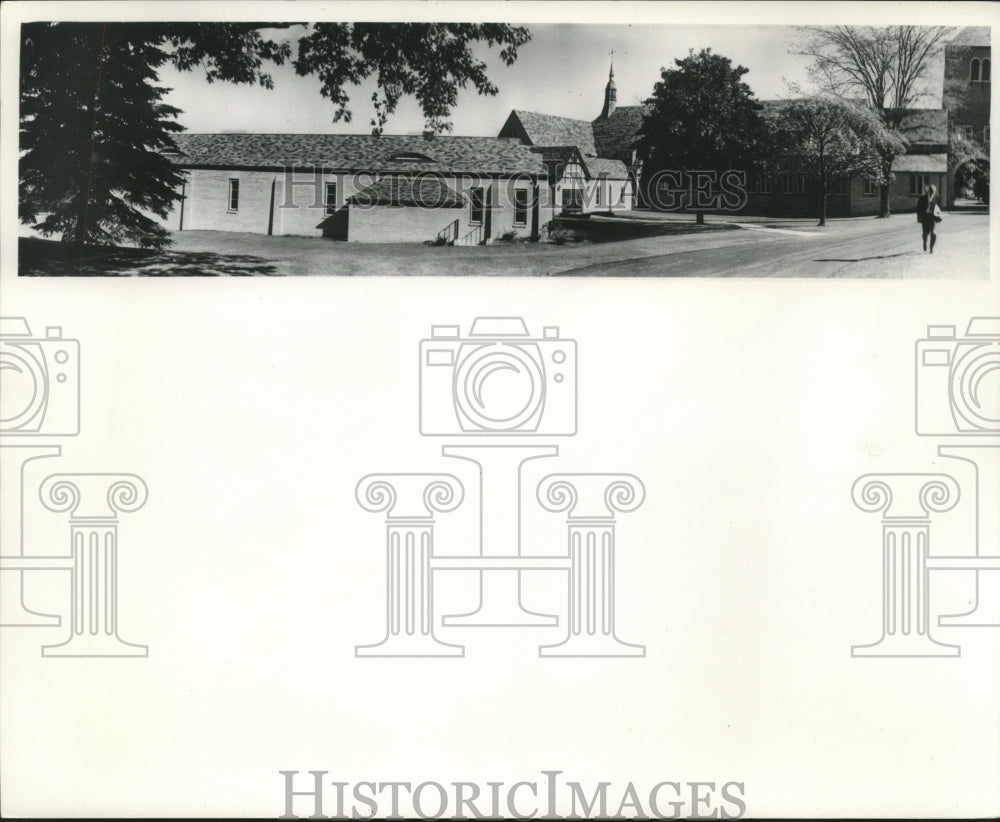 1968 Press Photo Library addition dedicated at Wisconsin Lutheran seminary - Historic Images