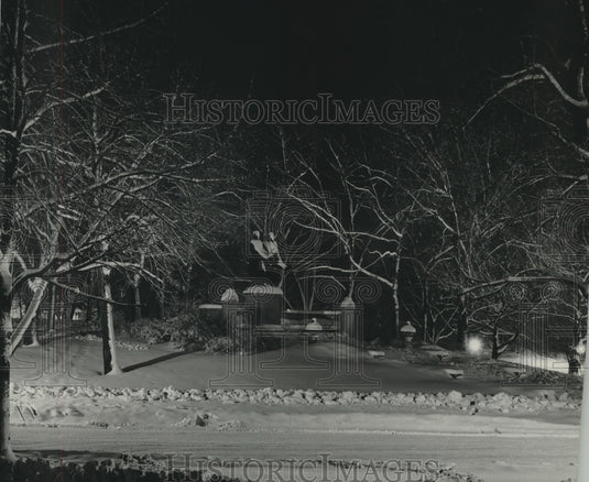 1941, Goethe-Schiller statue in Washington park - mjc10021 - Historic Images