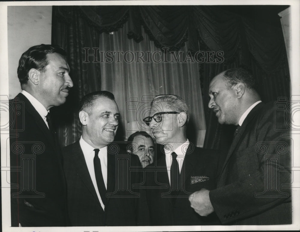 1961 Canadian minister of labor Michael Starr &amp; others in Washington - Historic Images