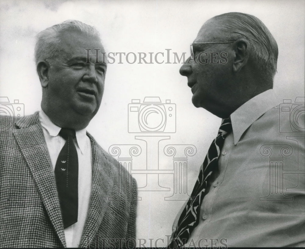 1955, Robert Vihlein with Ralph Immell - mjc10110 - Historic Images