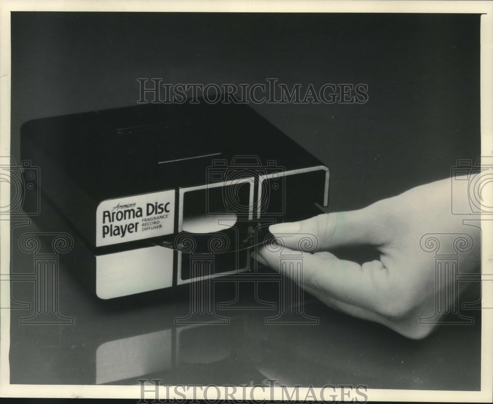 1983, Aromance Aroma Disc System diffuses scents into home - Historic Images
