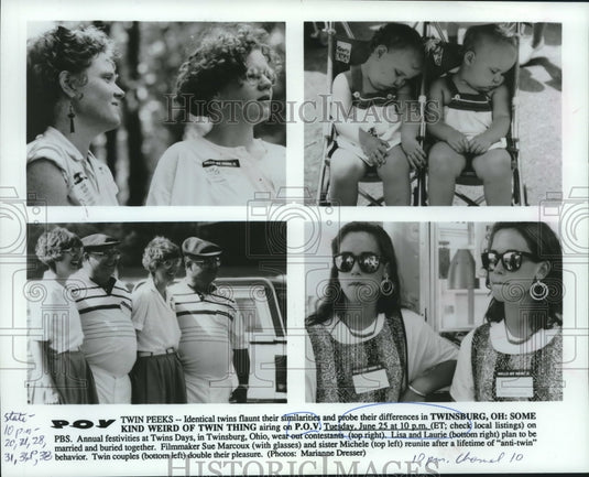 1991 Press Photo "P.O.V.: Twinsburg, OH." airs Tuesday, Channel 10 - mjc10333 - Historic Images