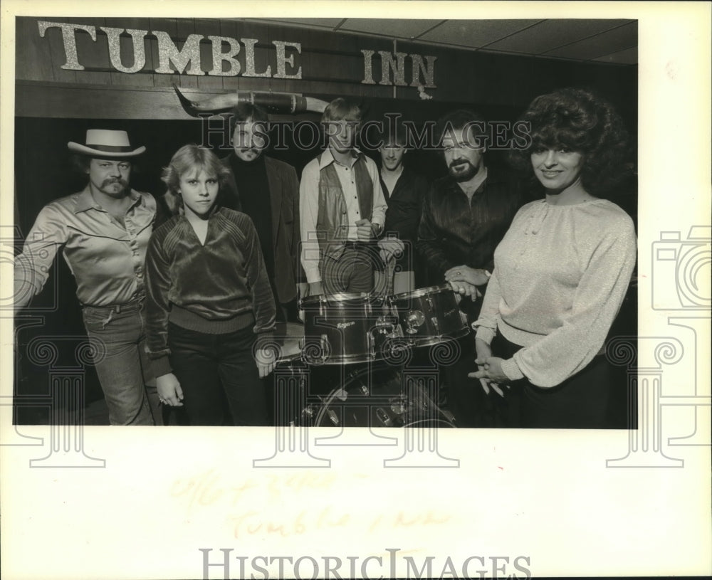 1980 Members of The Tumble Aires band - Historic Images