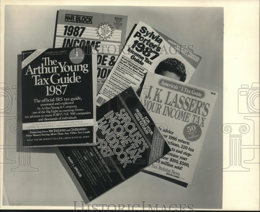1987 United States tax guide books for 1987 - Historic Images