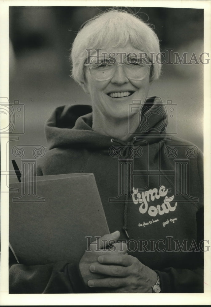 1992 Press Photo Sister Kieran Sawyer runs Tyme Out group program - mjc10408 - Historic Images