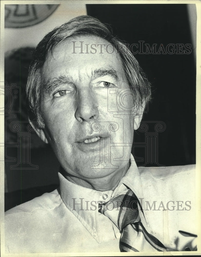 1980 Press Photo Arizona Representative Morris Udall in his Washington office - Historic Images