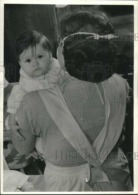 1941 Press Photo Nursery at Industrial Home for Women Taycheedah, Wisconsin - Historic Images