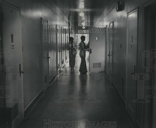 1975 Women sentenced to prison terms at Wisconsin Home for Women - Historic Images