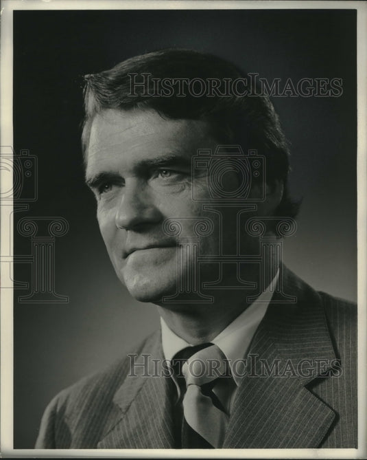 1975, Jacques F. Trevillyan, president, Simplicity Manufacturing Co. - Historic Images