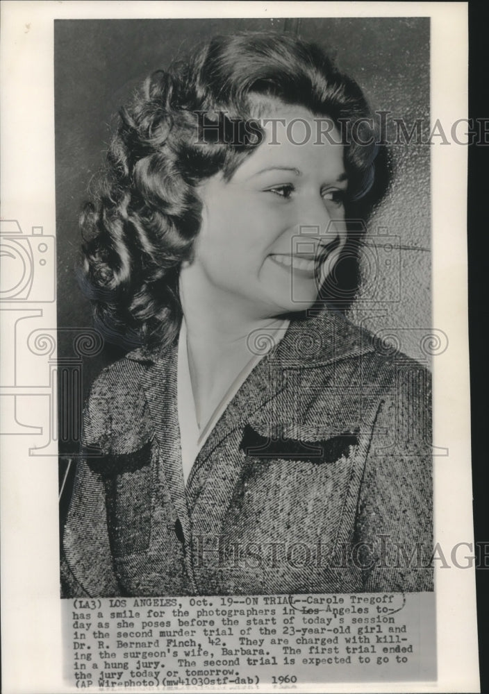 1960, Murder suspect Carole Tregoff, Los Angeles, California - Historic Images