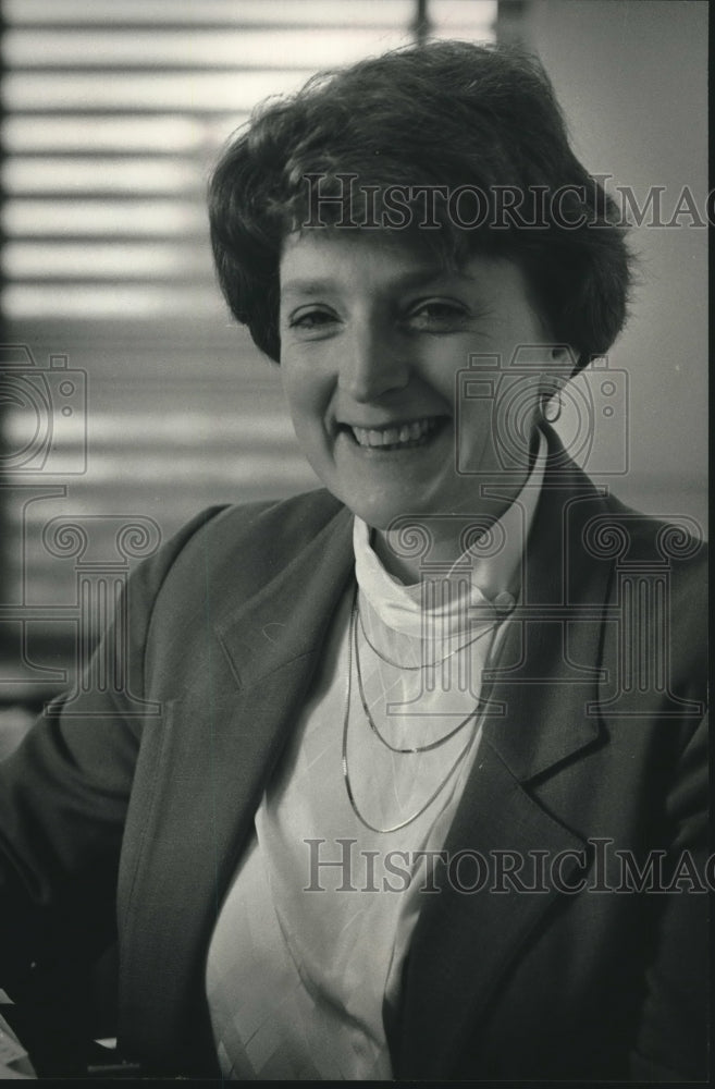 1989, Marcia Theusch, Director of Economic Development West Bend - Historic Images